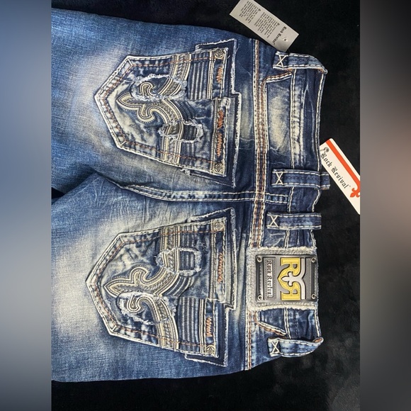 Rock Revival Men Jeans Alt Straight Duke (31/32) - Picture 3 of 6